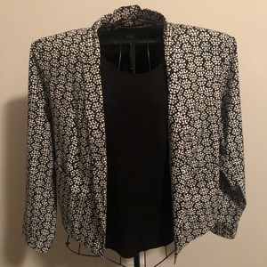 Black and White Blazer